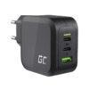 62557_01 Green Cell (CHARGC08) zidni punjač 65W, 2×USB-C/1×USB-A