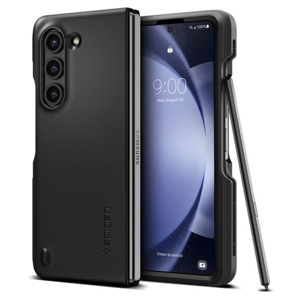 Spigen Thin Fit, P (S Pen), zaštitna maska za telefon, crna - Samsung Galaxy Z Fold5 (ACS06209)