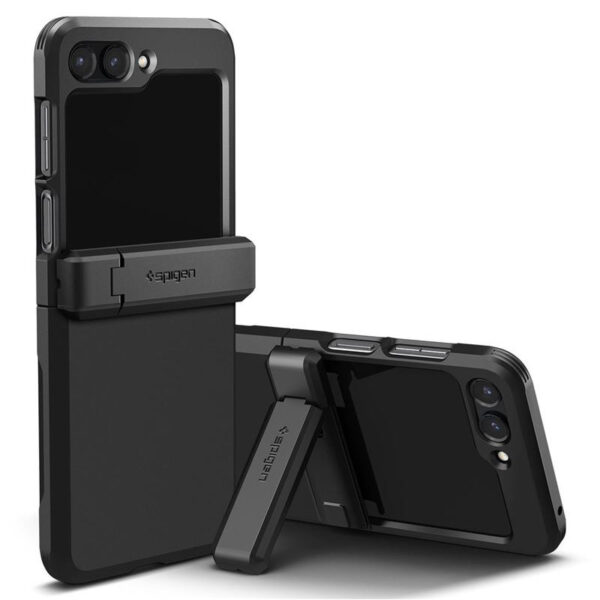 Spigen Tough Armor, zaštitna maska za telefon, crna - Samsung Galaxy Z Flip5 (ACS06227)
