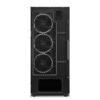 Sharkoon REV300 Midi Tower E-ATX kućište bez napajanja, prozirna bočna stranica, RGB ventilatori prednji 3×140/stražnji 3×120/gornji 1×120, crno