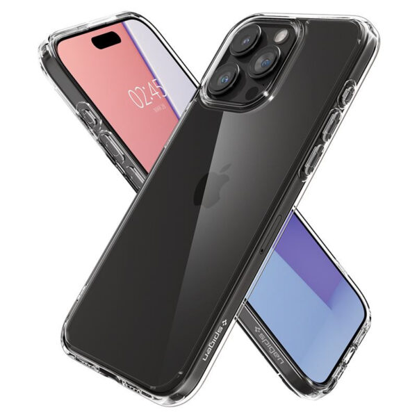 Spigen Ultra Hybrid, zaštitna maska za telefon, prozirna - iPhone 15 Pro Max (ACS06565)