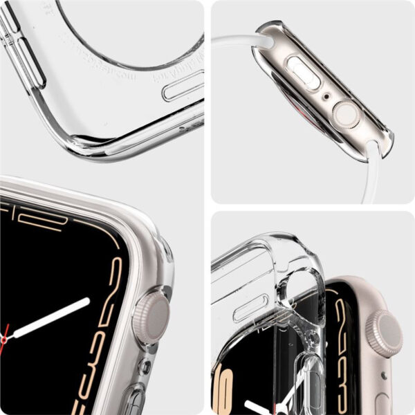 Spigen Liquid Crystal, zaštitna maska za Apple pametni sat, prozirna (45mm/44mm), ACS04196