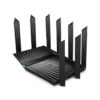 TP-Link AX7800 Archer AX95 bežični usmjerivač (Tri-Band Gigabit Wi-Fi 6 Router) 574 Mbps/2402 Mbps/4804 Mbps (2.4GHz/5GHz×2) 802.11ax/ac/n/a/b/g,1.7 GHz 4C, 3x G-LAN, 2x G-WAN/LAN, 2xUSB, 8x Antena