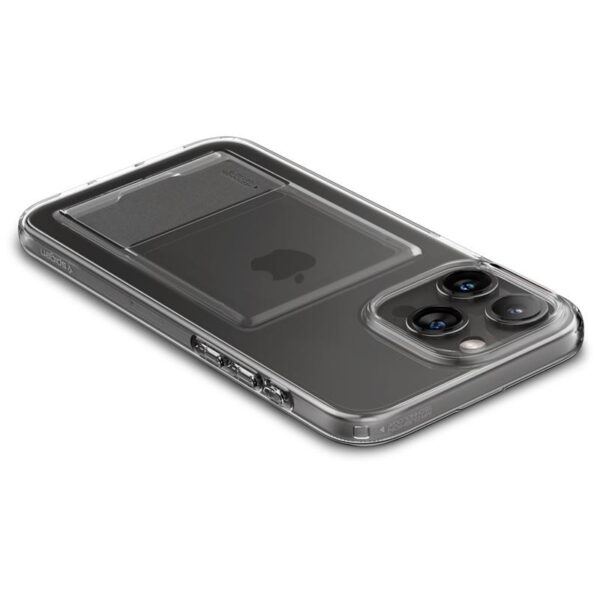 Spigen Crystal Slot, crystal clear, zaštitna maska za telefon - iPhone 15 Pro (ACS06726)