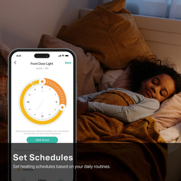 TP-Link Kasa pametni termostat + HUB KH100  / Udaljena kontrola/ Glasovna kontrola/ Pametni raspored/ Child Lock