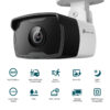 TP-Link vanjska IP Bullet Full color Wi-Fi HD kamera, 4MP, Detekcija osoba i vozila, H.265+, PoE/12V DC