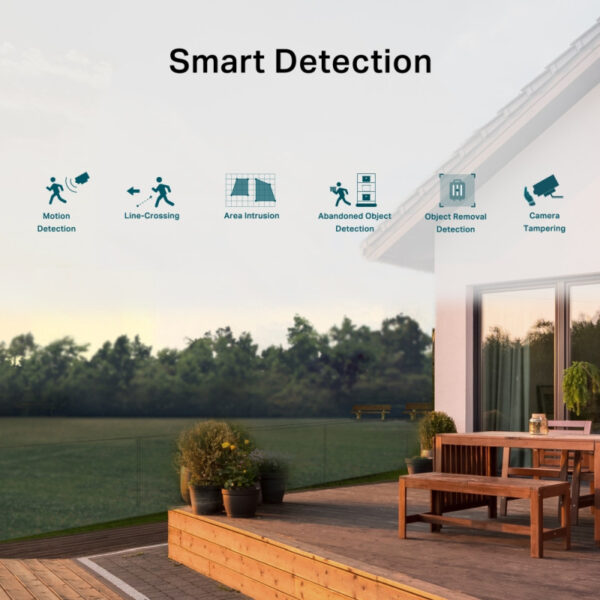 TP-Link vanjska IP Bullet Full color Wi-Fi HD kamera, 4MP, Detekcija osoba i vozila, H.265+, PoE/12V DC