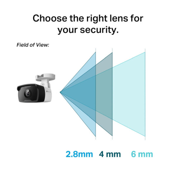 TP-Link vanjska IP Bullet Full color Wi-Fi HD kamera, 4MP, Detekcija osoba i vozila, H.265+, PoE/12V DC