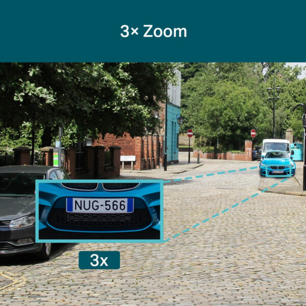 TP-Link VIGI C540V vanjska IP Turret Full-Color Dual-Lens Varifocal Pan Tilt/ 24h snimanja u punoj boji/ 3X ZOOM/ Instant ZOOM/ H.265+/ IP66/ 4MP