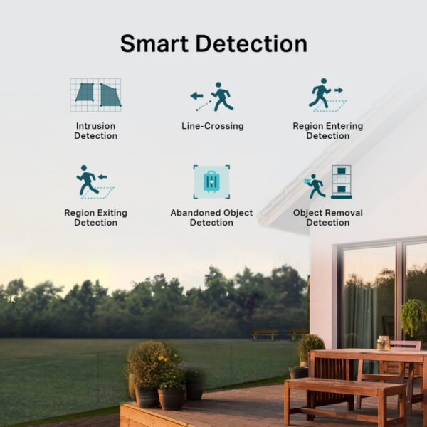 TP-Link VIGI C540V vanjska IP Turret Full-Color Dual-Lens Varifocal Pan Tilt/ 24h snimanja u punoj boji/ 3X ZOOM/ Instant ZOOM/ H.265+/ IP66/ 4MP