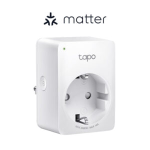 TP-Link Tapo Smart WiFi Plug Matter Standard, 2.4GHz, 802.11b/g/n, BT4.2, Tapo app, kontrola potrošnje energije, Timer/Schedule postavke, Glasovna kotrola Amazon Alexa/Google Assistant