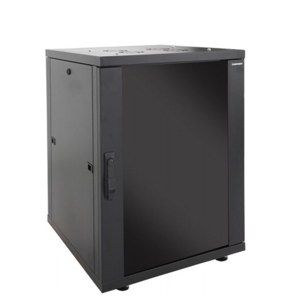 Canovate 19" 16U 600x600x878 INORAX ECO podni ormar, crni (CSN-U-9-1666F)