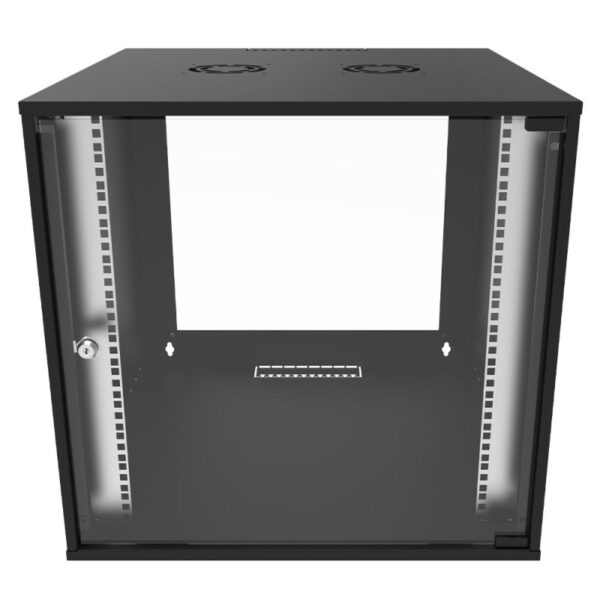 Canovate 19" 9U 600x600x444 ECO SOHO zidni ormar, crni (WC1S-9-0966F)