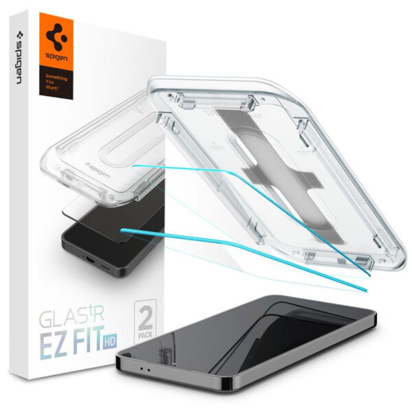 Spigen Glass tR EZ Fit HD Transparency 2 Pack, zaštitno staklo za ekran telefona 2 kom - Samsung Galaxy S24 (AGL07440)