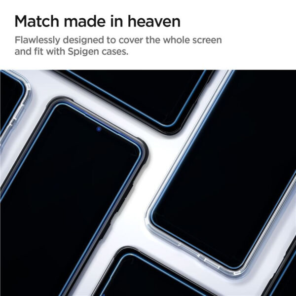 Spigen Glass tR EZ Fit HD Transparency 2 Pack, zaštitno staklo za ekran telefona 2 kom - Samsung Galaxy S24 (AGL07440)