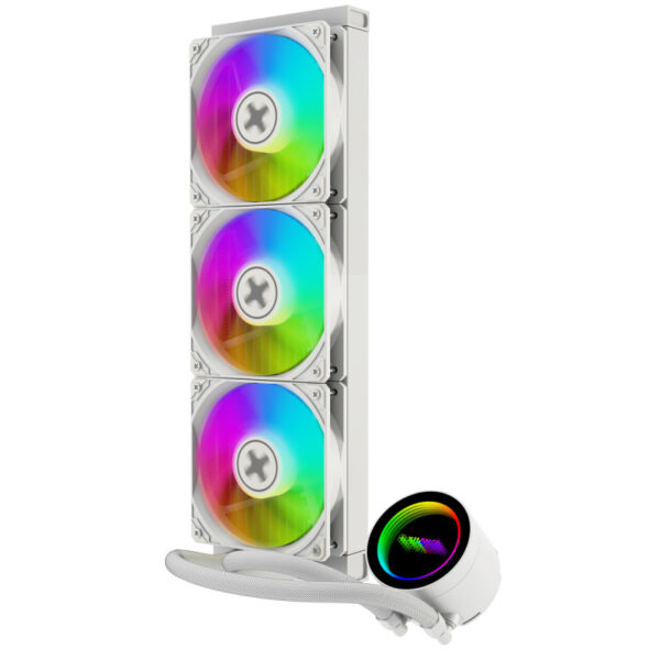Xilence LQ360G.W.ARGB Gaming Series vodeno hlađenje za procesore Intel/AMD Multi socket, 3×120mm PWM ARGB ventilator, bijeli