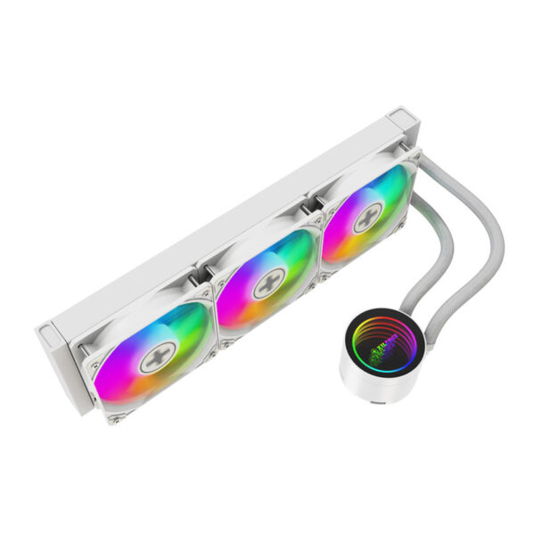 Xilence LQ360G.W.ARGB Gaming Series vodeno hlađenje za procesore Intel/AMD Multi socket, 3×120mm PWM ARGB ventilator, bijeli