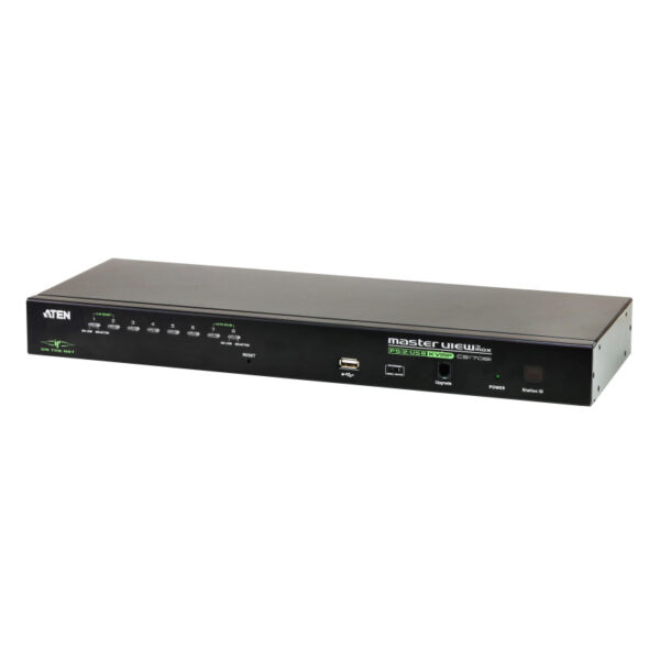 Aten 1-Local/Remote Share Access 8-Port PS/2-USB VGA KVM over IP Switch