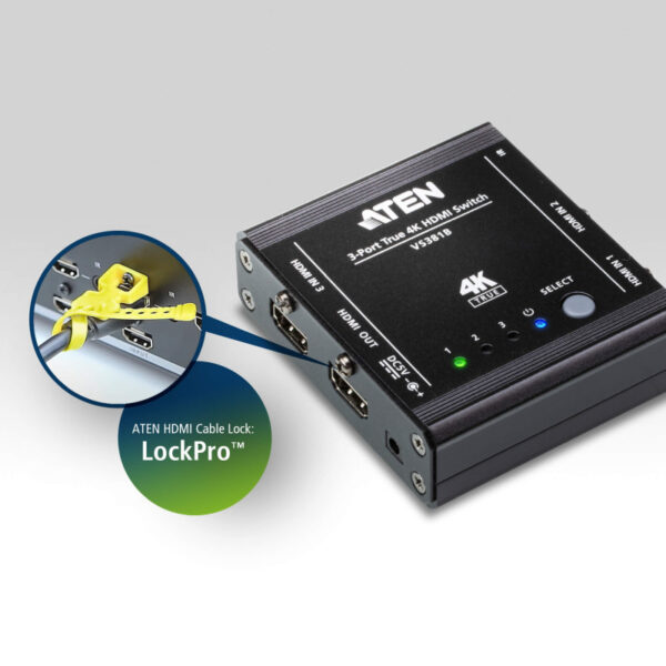 Aten 3-Port True 4K HDMI Switch