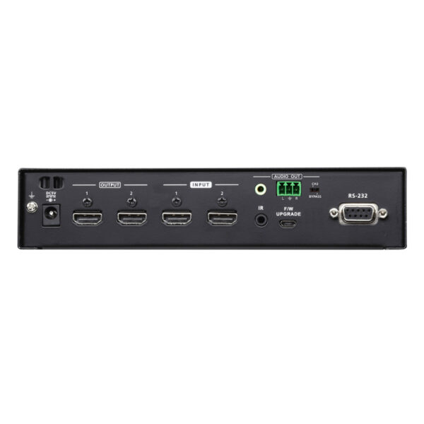 Aten 2x2 True 4K HDMI Matrix Switch with Audio De-Embedder