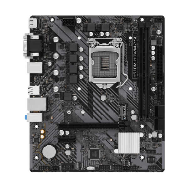 ASRock MB H510M-HDV/M.2 SE, S.1200, DDR4/3200MHz, PCIe 4.0, SATA3, G-LAN, VGA/DVI-D/HDMI, mATX