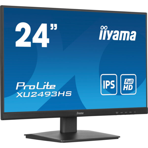 IIYAMA 24" Prolite XU2493HS-B6, 1920x1080, FHD, IPS, 250 cd/m2, 0.5ms, HDMI/DP