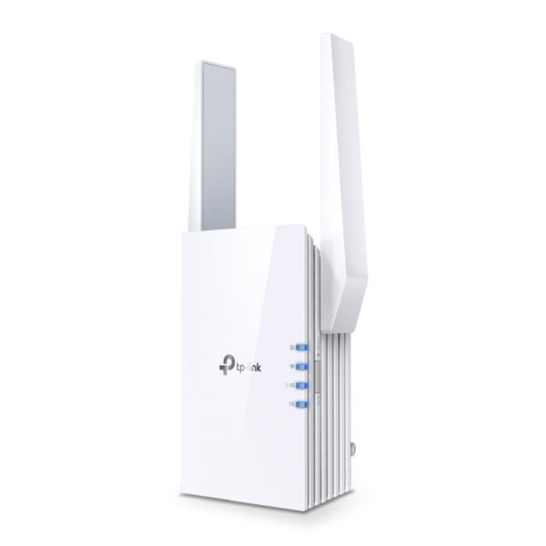 TP Link AX3000 bežični pojačivač dometa (Mesh Range Extender) Dual Band WiFi 6, 574 Mbp/2402 Mbps (2.4GHz/5GHz) Range Extender/Access Point, 1xGLAN, 2x vanjske antene