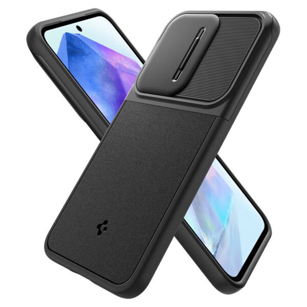 Spigen Optik Armor, crni - Samsung Galaxy A55 (ACS07535)