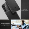 Spigen Optik Armor, crni - Samsung Galaxy A55 (ACS07535)