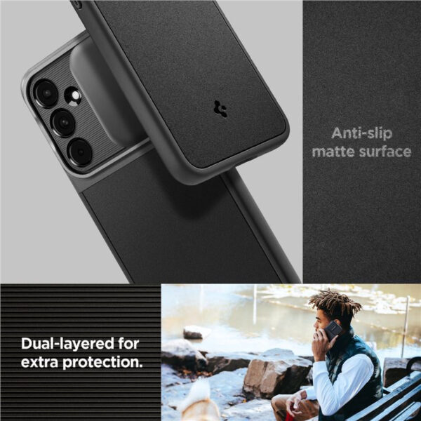 Spigen Optik Armor, crni - Samsung Galaxy A55 (ACS07535)