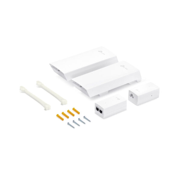 TP-Link Omada bežična pristupna točka vanjska (AP) 1km, 867Mbps (5GHz), IEEE 802.11 a/b/g/n/ac, podrška za Pasive PoE, 3×LAN, 2×2 11.0 dBi usmjeriva antena