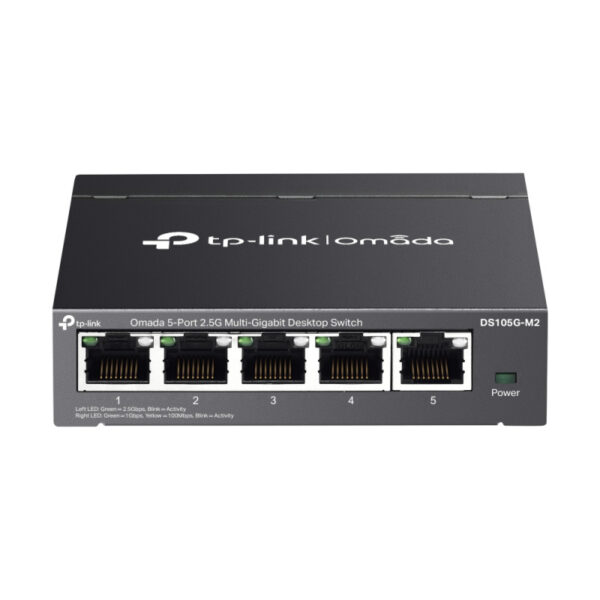 TP-Link Omada 5-port 2.5G Multi-Gigabit Desktop preklopnik (Switch), 5×10Mbps/100Mbps/1Gbps/2.5Gbps RJ45 Ports, Plug & Play, metalno kućište