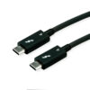 Roline Thunderbolt 4 kabel, 40Gbit/s, 100W, C-C, M/M, pasivni, 1m, crni