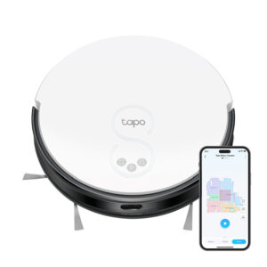 TP-Link Tapo RV20 Mop robotski usisivač i perač, LiDAR + Gyro Navigation, 2600 mAh, 400 ml Dustbin, 300ml Water Tank, WiFi/Bluetooth, Home/Alexa, Tapo APP