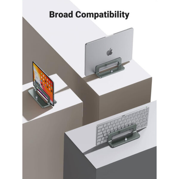 UGREEN vertikalni stalak za prijenosnik, srebrni