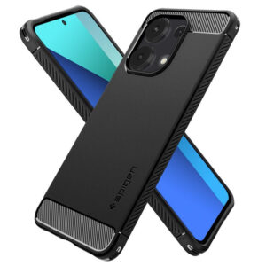 Spigen Rugged Armor, matte black - Xiaomi Redmi Note 13