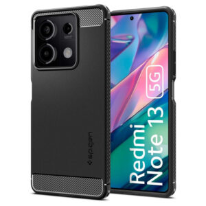 Spigen Rugged Armor, matte black - Xiaomi Redmi Note 13 5G