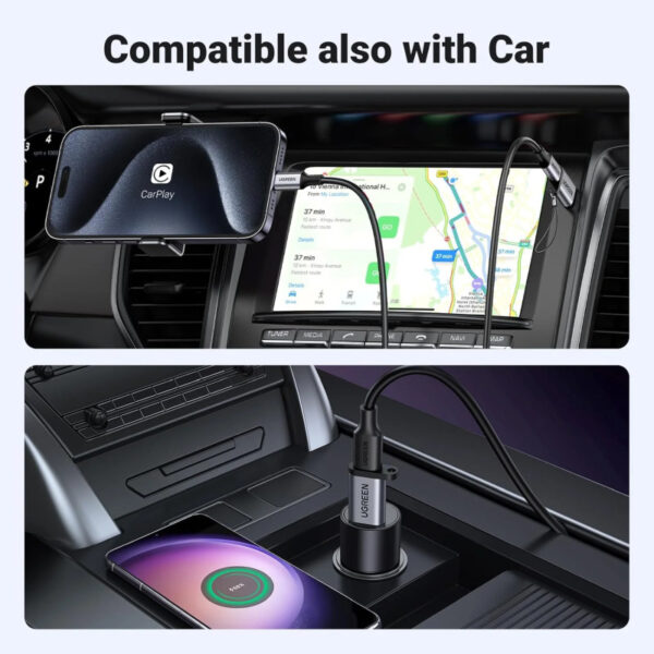 UGREEN adapter USB 3.1 C (Ž) na USB-A 3.0 (M), sivi