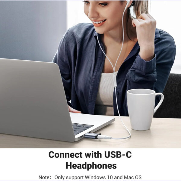 UGREEN adapter USB 3.1 C (Ž) na USB-A 3.0 (M), sivi