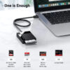 UGREEN čitač memorijskih kartica, USB 3.0, TF/SD/CF/MS kartice, 50cm, crni