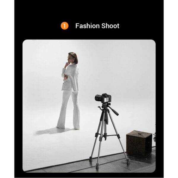 UGREEN LP661 Stativ tripod za foto i video, nosivost 5kg, visina 53.5-175cm, 360° Pan,180° Tilt, za mobitele, akcijske kamere, DSLR fotoaparate, ručne kamkordere, projektore