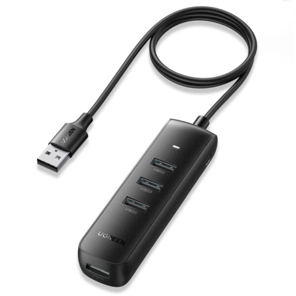 UGREEN 4-portni USB 3.0 Hub, crni, 1.0m