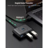 UGREEN USB Hub USB 3.0 A, 4-portni, crni, 1m