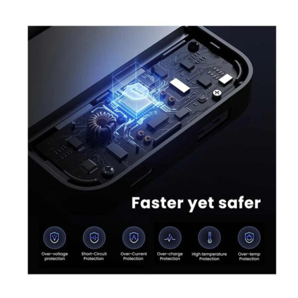 UGREEN Prijenosni punjač (Powerbank) 10000 mAh, USB-C, sivi
