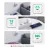 UGREEN zidni punjač 40W, 2×USB-C, PD3.0/QC4.0+, bijeli