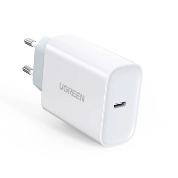 UGREEN zidni punjač 30W, USB-C, PD3.0/QC4.0+, bijeli