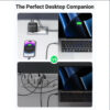 UGREEN GaN II Tech zidni punjač 65W, 1×USB-A/3×USB-C, PD3.0/QC4.0+, crni
