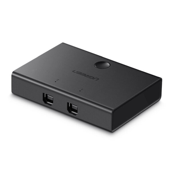 UGREEN Data Switch USB 2.0, 2 ulaza/1 izlaz, crni
