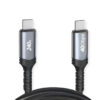 Roline VALUE Cable USB4 Gen3x2, with Emark, C–C, M/M, 240W, crni, 1.0 m