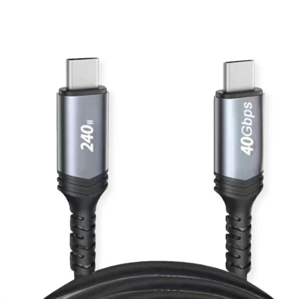 Roline VALUE Cable USB4 Gen3x2, with Emark, C–C, M/M, 240W, crni, 1.0 m